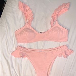 Pink Swimsuit Set
